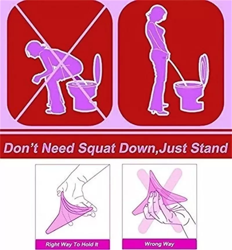 Woman Standing Piss Portable Toilet Urinal - image 5
