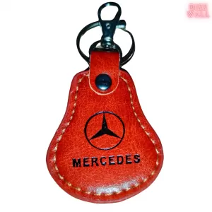 Mercedes Benz Motorcycle/Car Keychain Creative Keyring Key Chain Ring Brown Desi