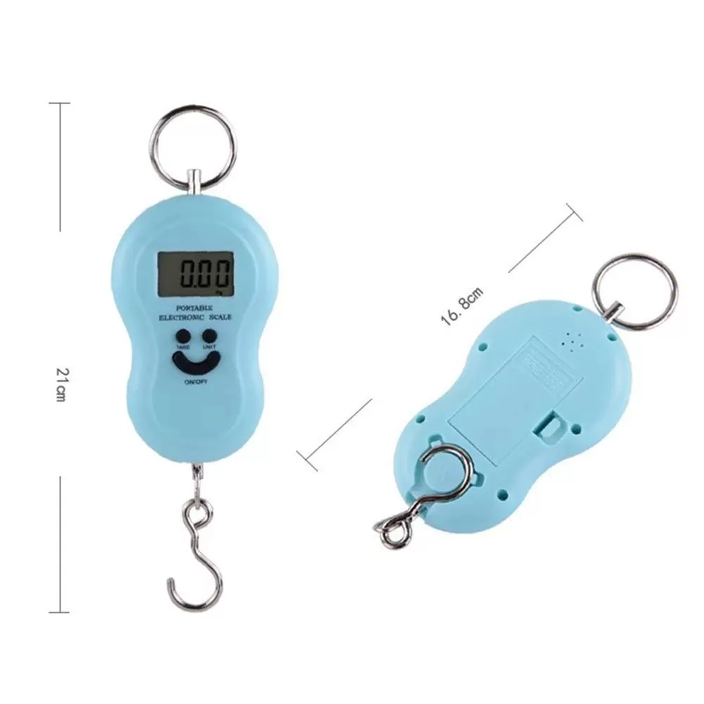 50kg x 10g Mini Pocket Hand Held digital Hanging Scale for Fishi - image 4