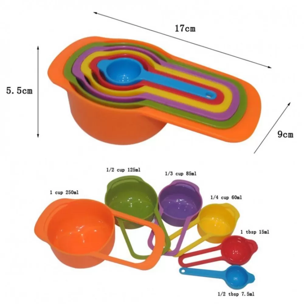 6 Pcs Measuring Cup And Measuring Spoon Set Cake baking - image 4