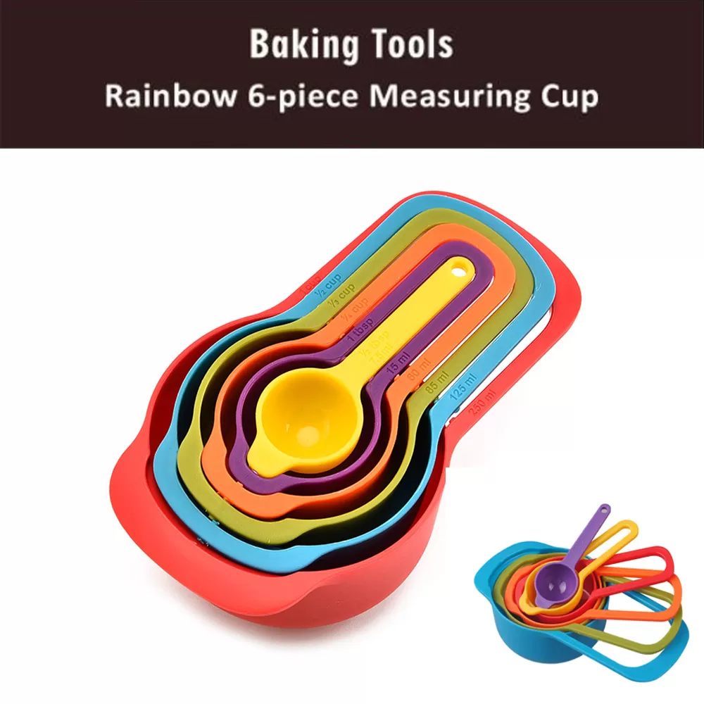 6 Pcs Measuring Cup And Measuring Spoon Set Cake baking - image 6