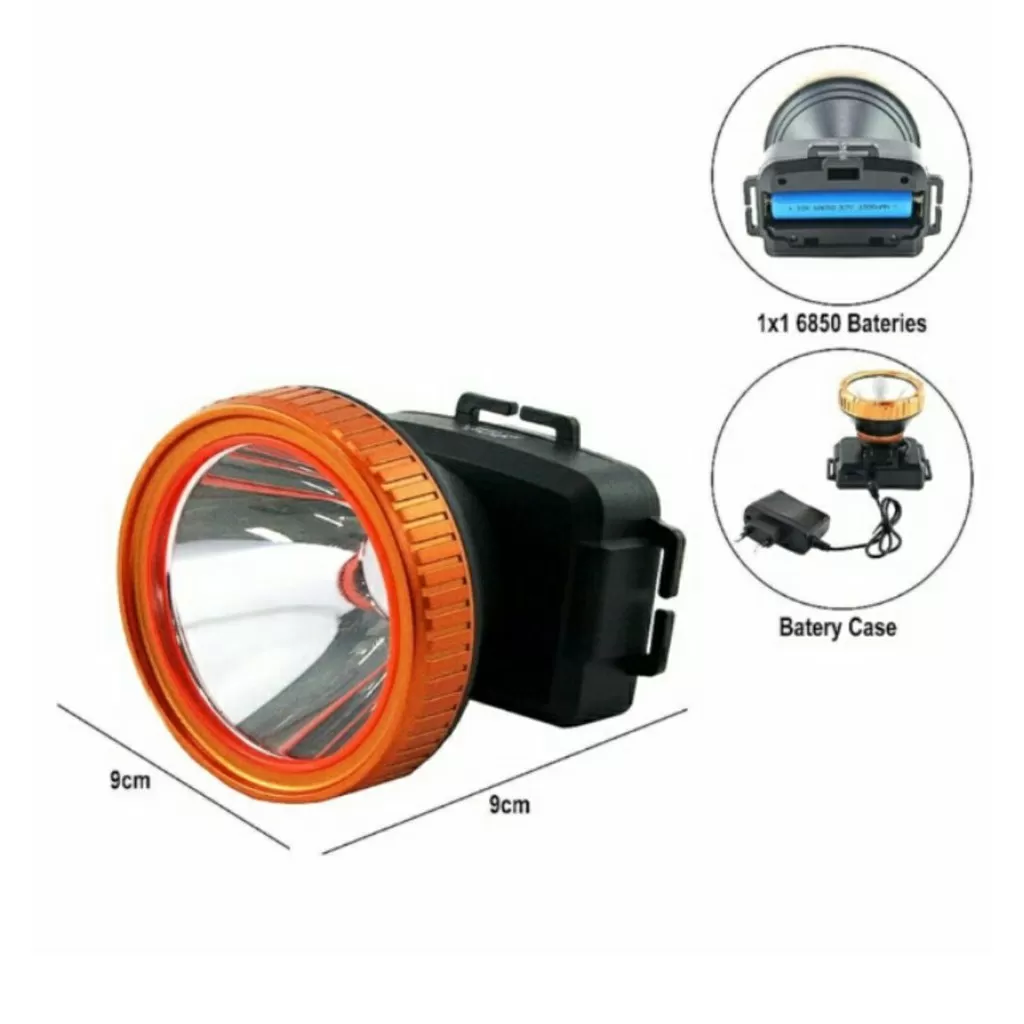 High Power LED Headlamp frontal Flashlight Rechargeable Headligh - image 3