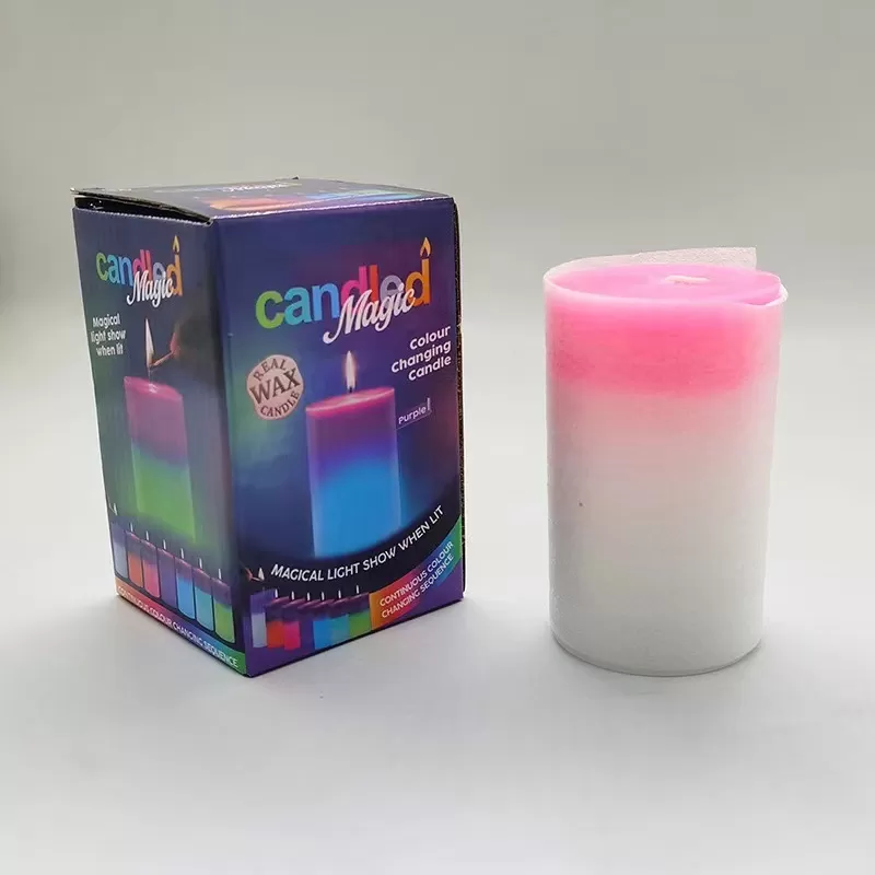Mood Magic Colour Changing Wax Candles Romantic Real Flame with
