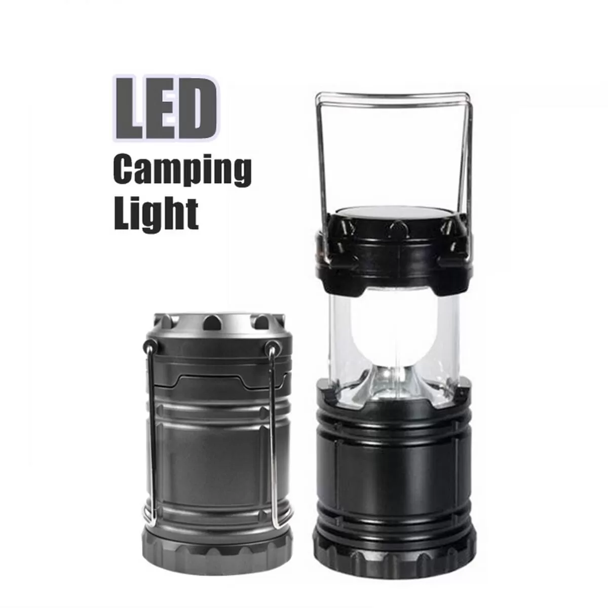 Solar Powered Camping Lantern, Solar LED Camp Light & Handheld F