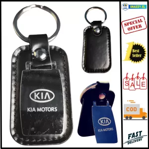 KIA Motors Car Logo Square Keychain Key ring Key tags Keyholder