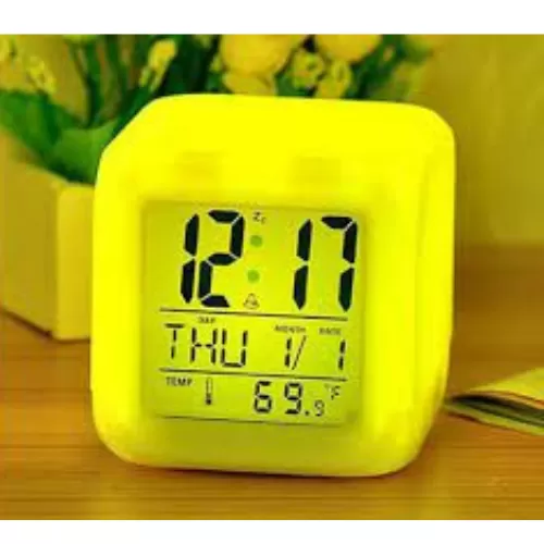 |RFL| Glowing LED Colour Changing Alarm Clock - image 3
