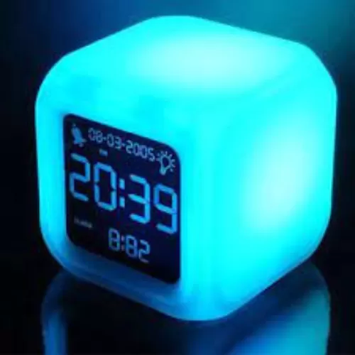 |RFL| Glowing LED Colour Changing Alarm Clock - image 4