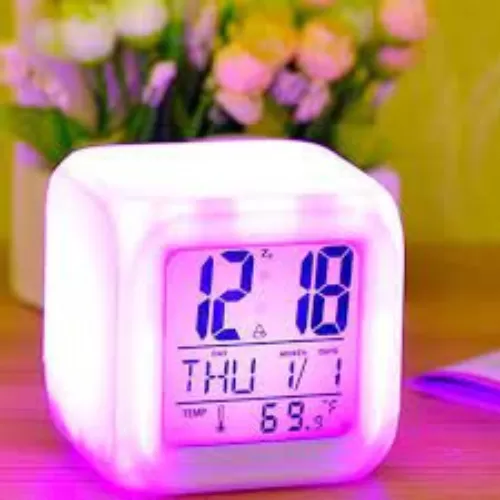 |RFL| Glowing LED Colour Changing Alarm Clock - image 6