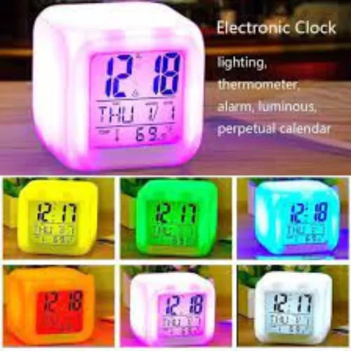 |RFL| Glowing LED Colour Changing Alarm Clock - image 7
