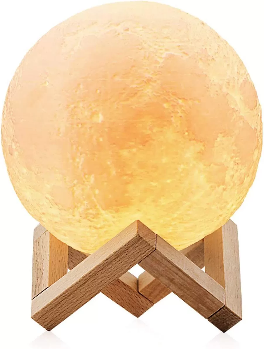 15CM LED Moon Lamp with Touch Sensor Night - image 1