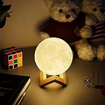 15CM LED Moon Lamp with Touch Sensor Night - image 2