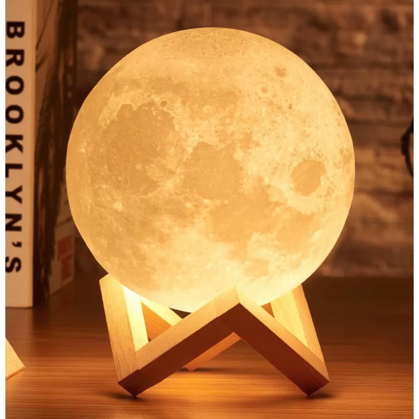 15CM LED Moon Lamp with Touch Sensor Night - image 5