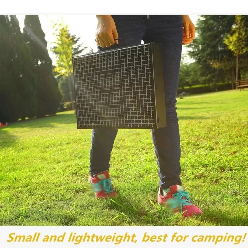BBQ Grill Machine BBQ Stove Portable BLACK Small Barbecue St - image 3