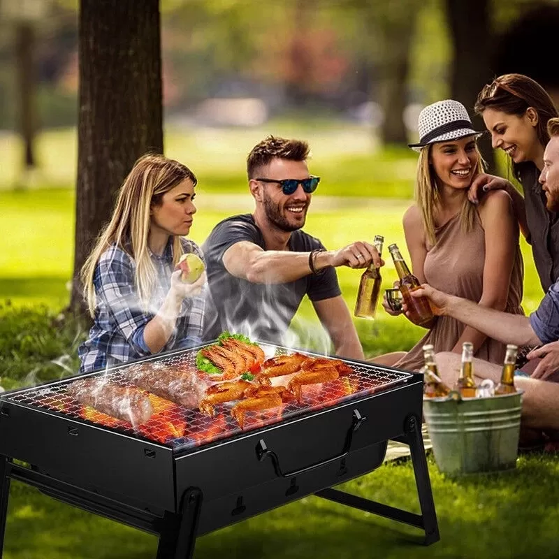 BBQ Grill Machine BBQ Stove Portable BLACK Small Barbecue St - image 7