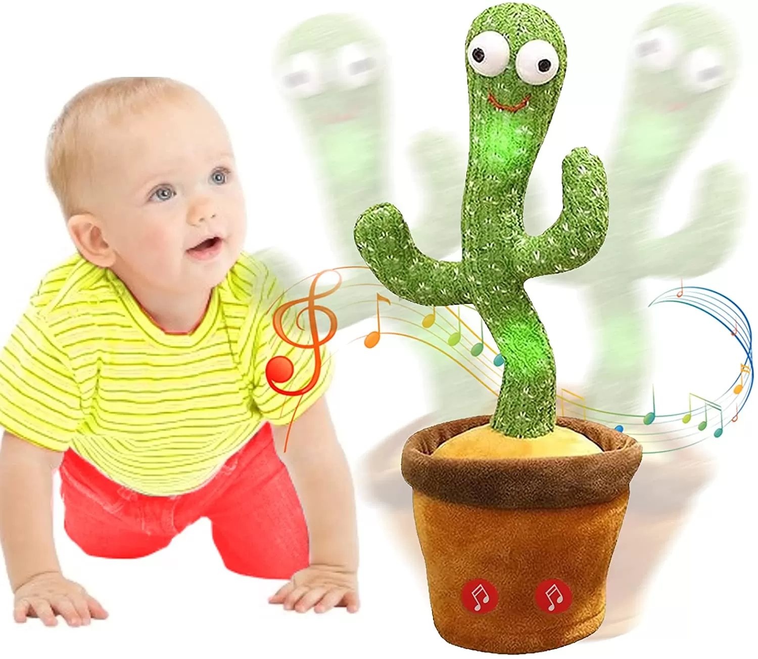 Cactus Plush Funny Electronic Shaking Cactus Singing - image 2