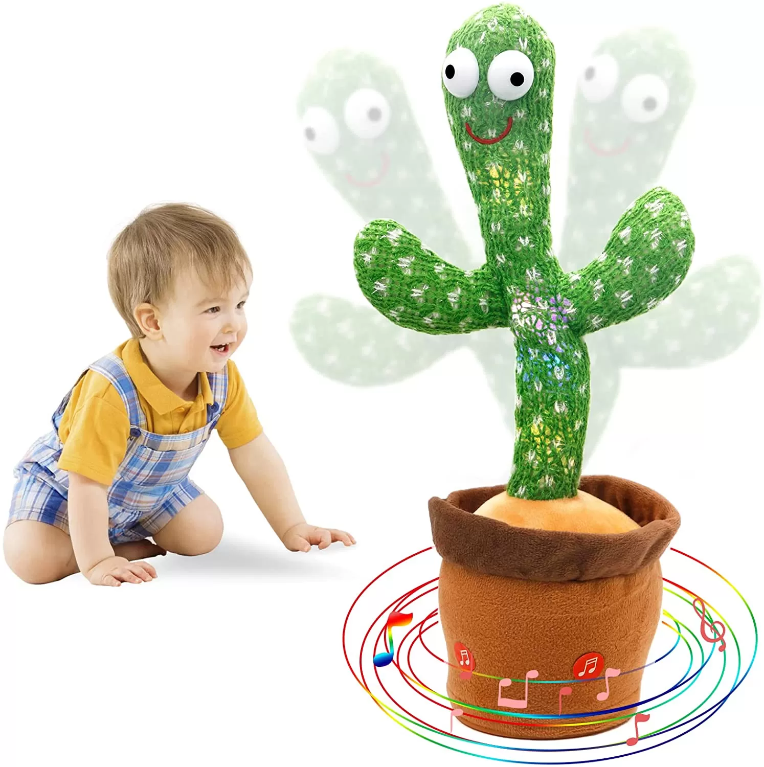 Cactus Plush Funny Electronic Shaking Cactus Singing - image 3