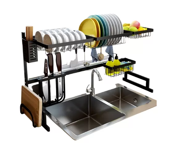 Dish Rack Kitchen Double Sink Rack 85cm