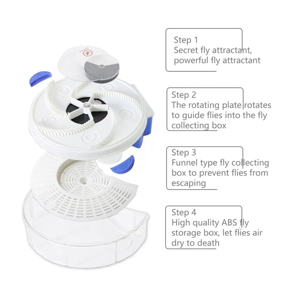 Fly Trap Anti Fly Killer Traps Automatic Flycatcher - image 4