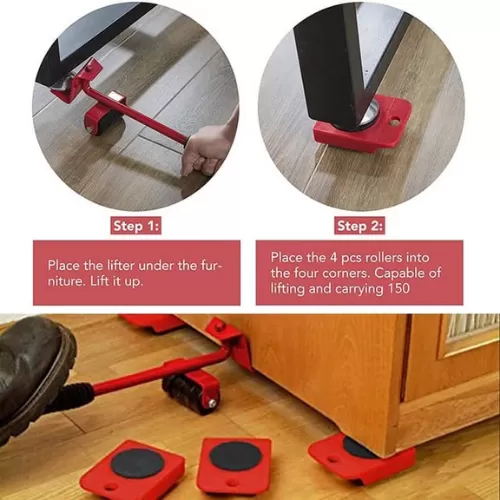 Furniture Transport Roller Moving Wheel Slider Remover - image 8