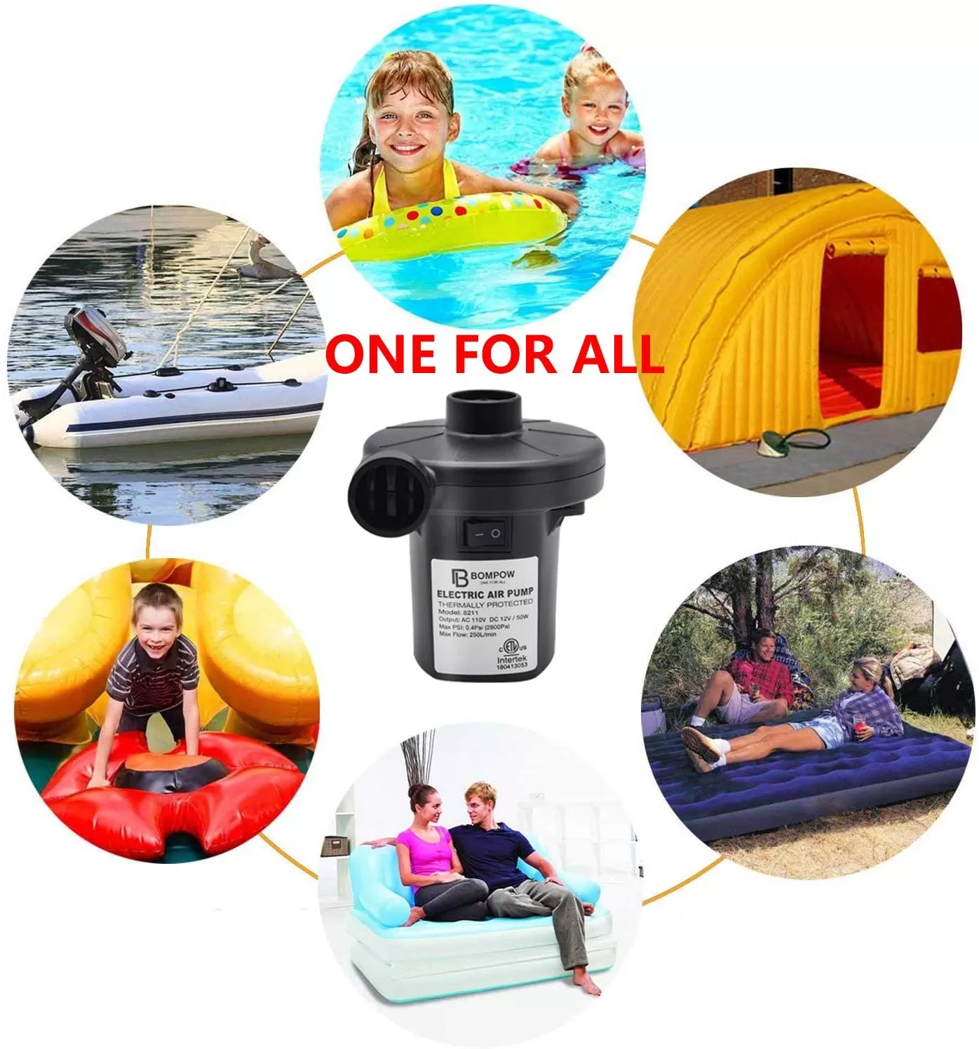 High Quality Electrical Air Pump Quickly Inflates and Deflat - image 5