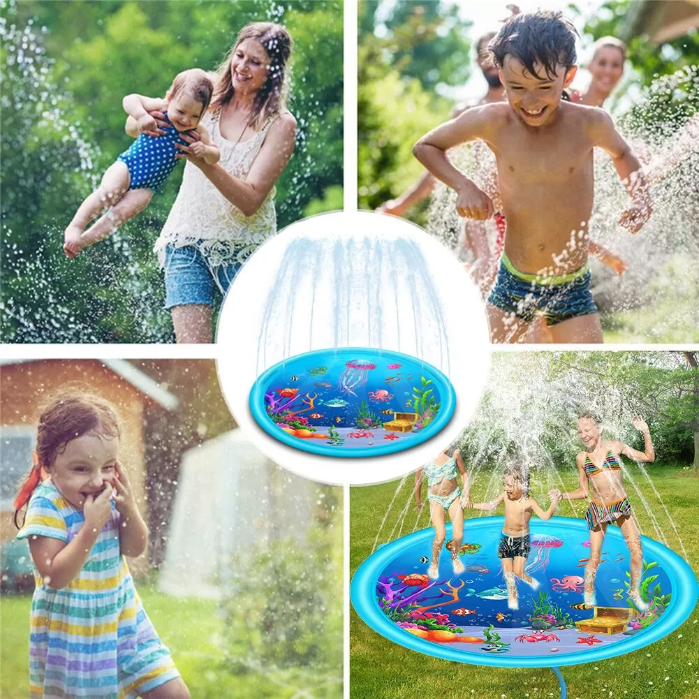 Inflatable Splash Pad for Babies, Toddlers and Kids, - image 1