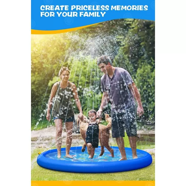 Inflatable Splash Pad for Babies, Toddlers and Kids, - image 4