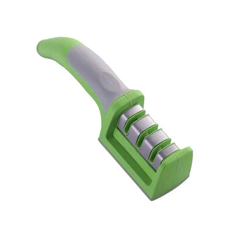 Kitchen Grip Handle 3 Stages Knife Sharpener - image 6