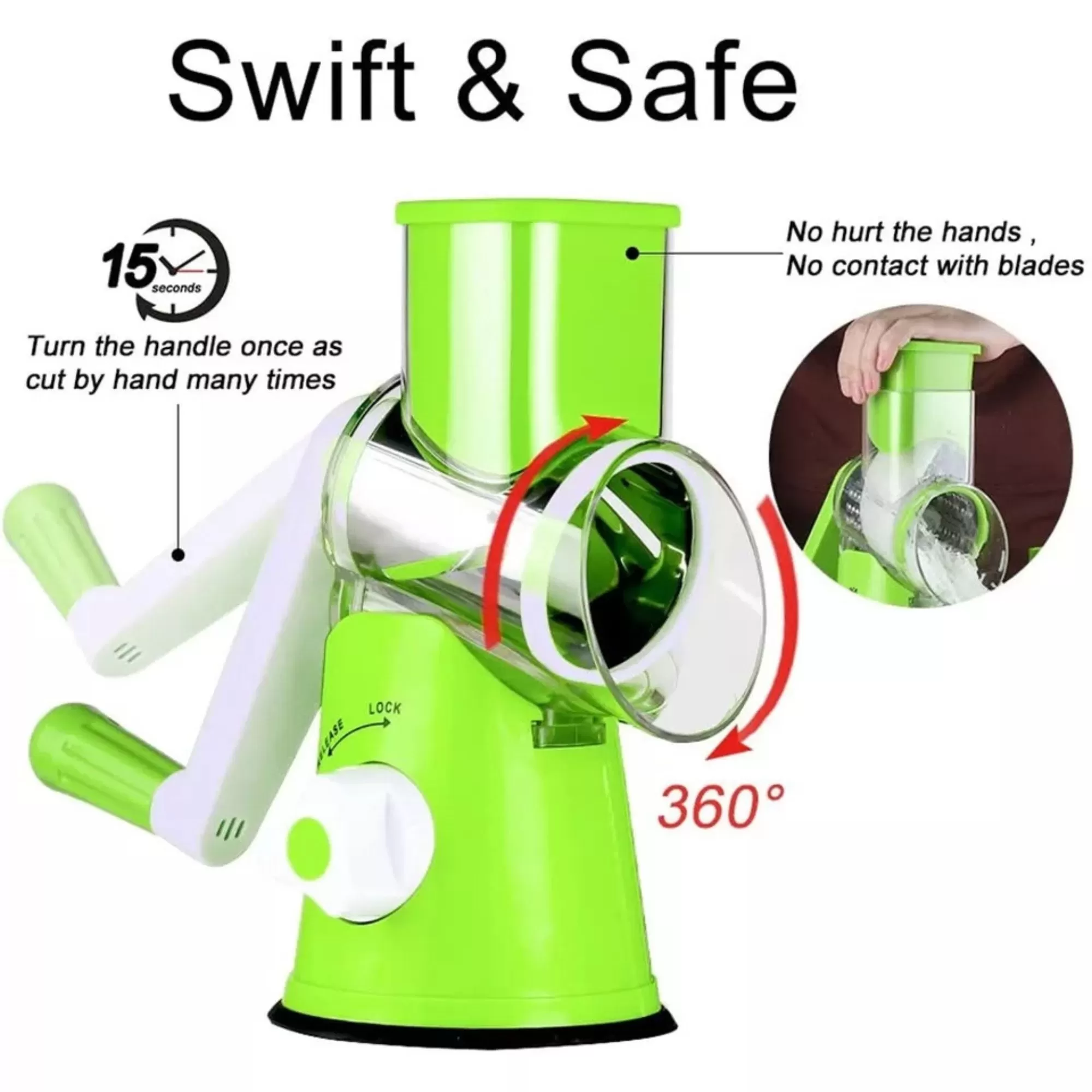 Kitchen Table Top Vegetable Slicer Vegetable Cutter - image 5