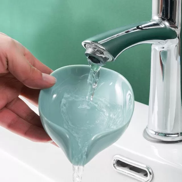Leaf Shape Soap Box Bathroom Soap Holder Sponge Rack - image 5