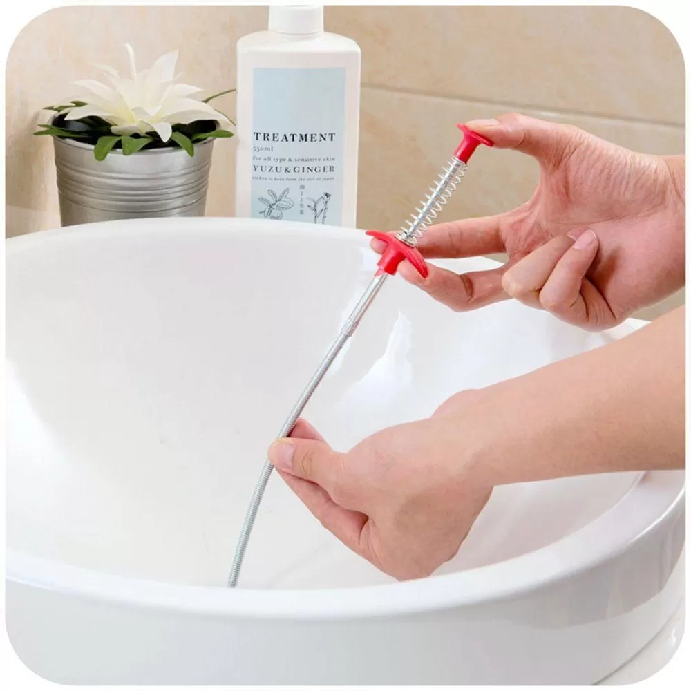 New Kitchen Dredge Tool Creative Sink Cleaning Hook Spring P - image 3