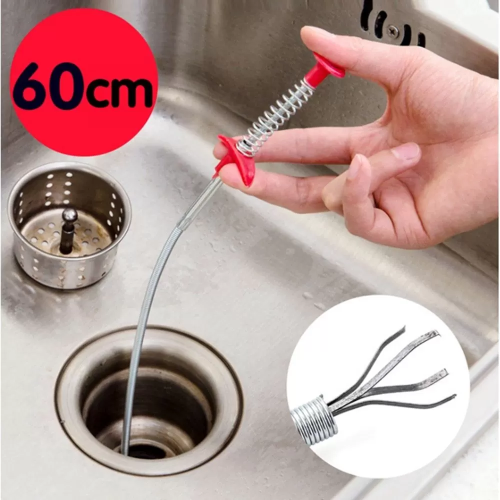 New Kitchen Dredge Tool Creative Sink Cleaning Hook Spring P - image 7