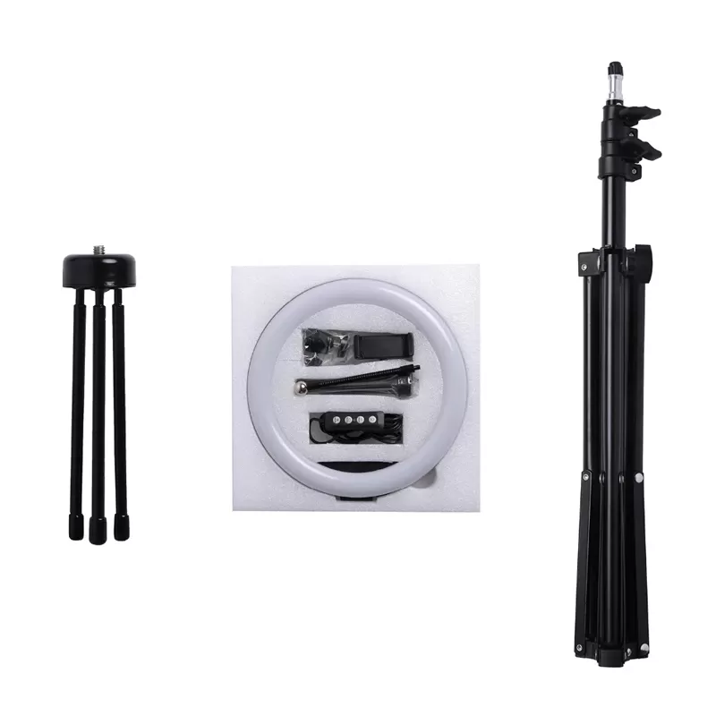 Ring Light 10 Inch LED Selfie Light with Tripod Lighting Tik - image 3