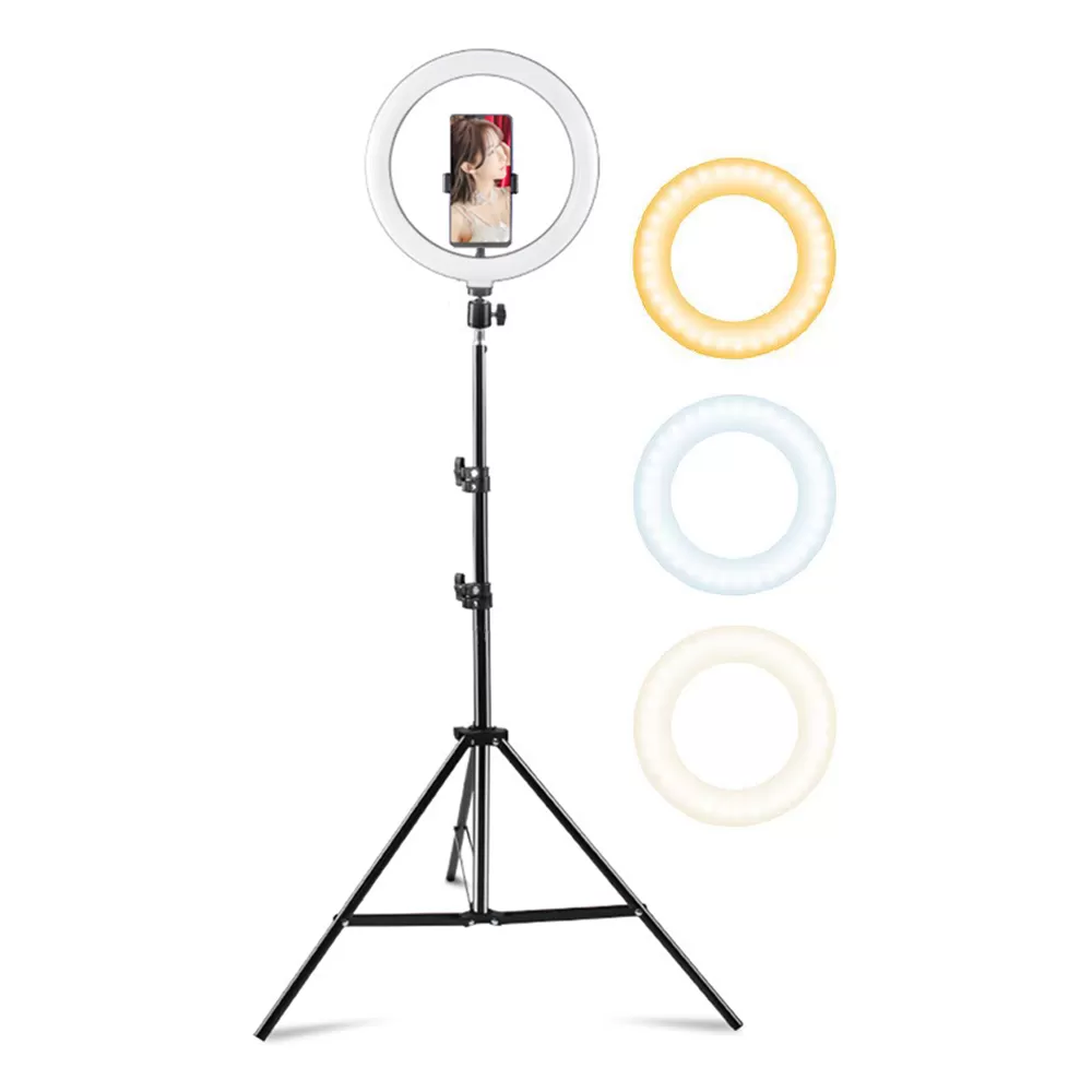 Ring Light 10 Inch LED Selfie Light with Tripod Lighting Tik - image 4