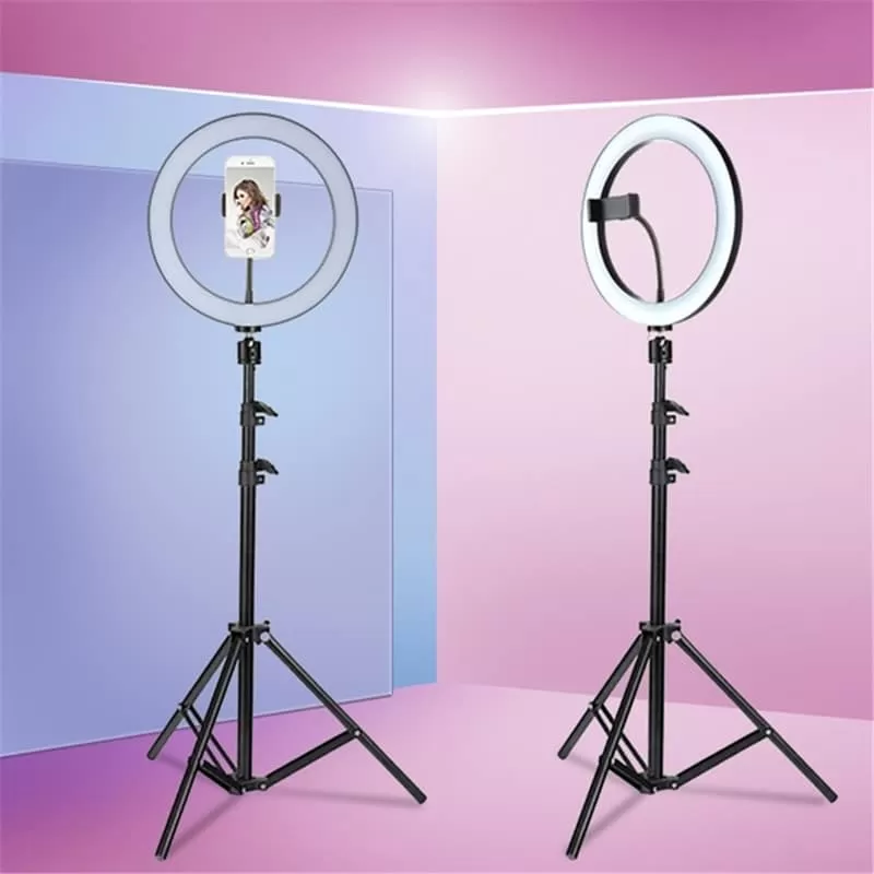 Ring Light 10 Inch LED Selfie Light with Tripod Lighting Tik - image 7