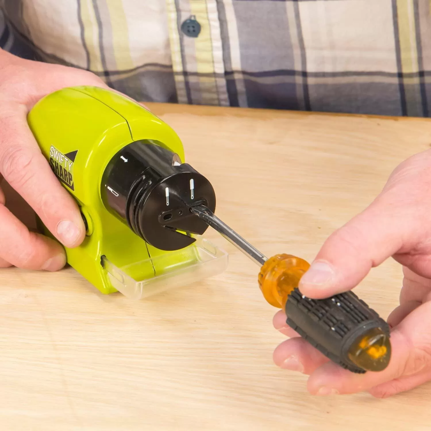 Swifty Sharp Cordless, Motorized Knife Blade Sharpener - image 3