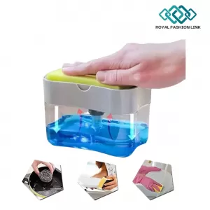 2-in-1 Multi-function Dishwashing Liquid Box Soap Pump Dispe
