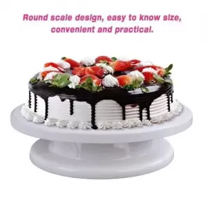 Round Cake Turntable 360 Degree Revolving Cake Stand