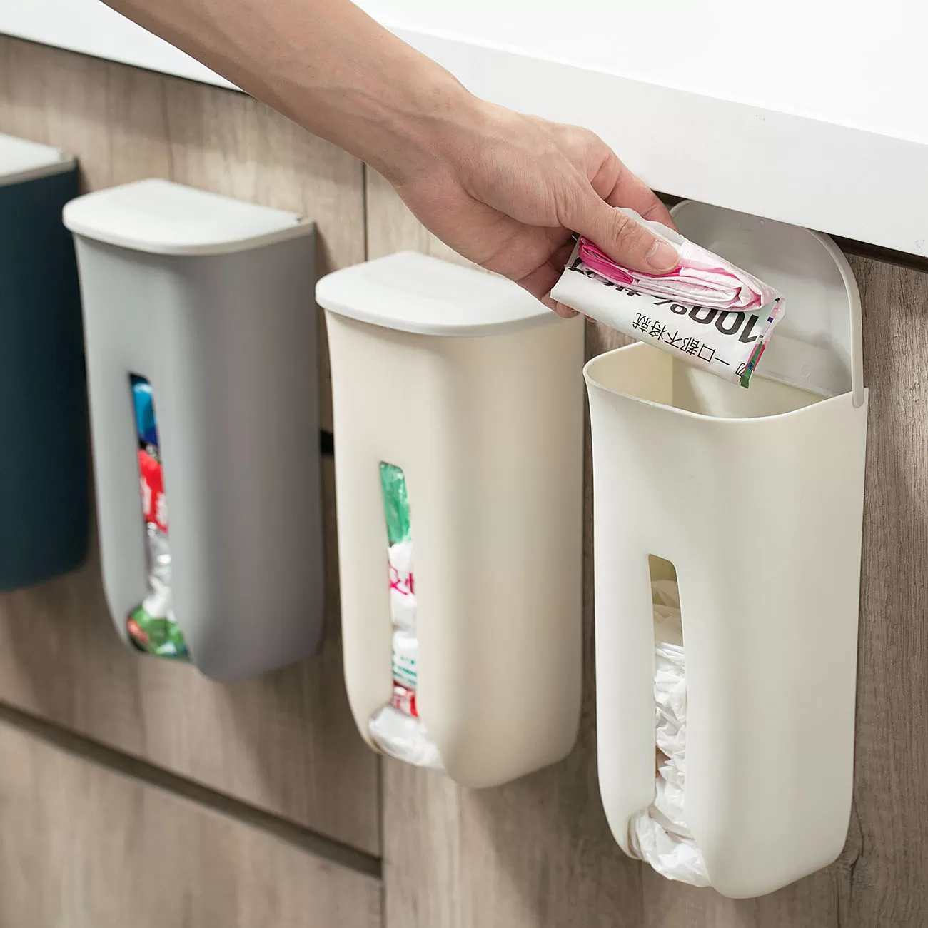 Wall Mount Bag Storage Box, Garbage Bag Storage Box - image 3