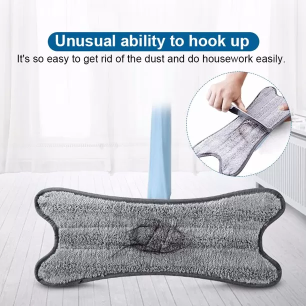 X - Shaped Micro Fiber 360 Rotating Lazy Mop the Folding Se - image 6