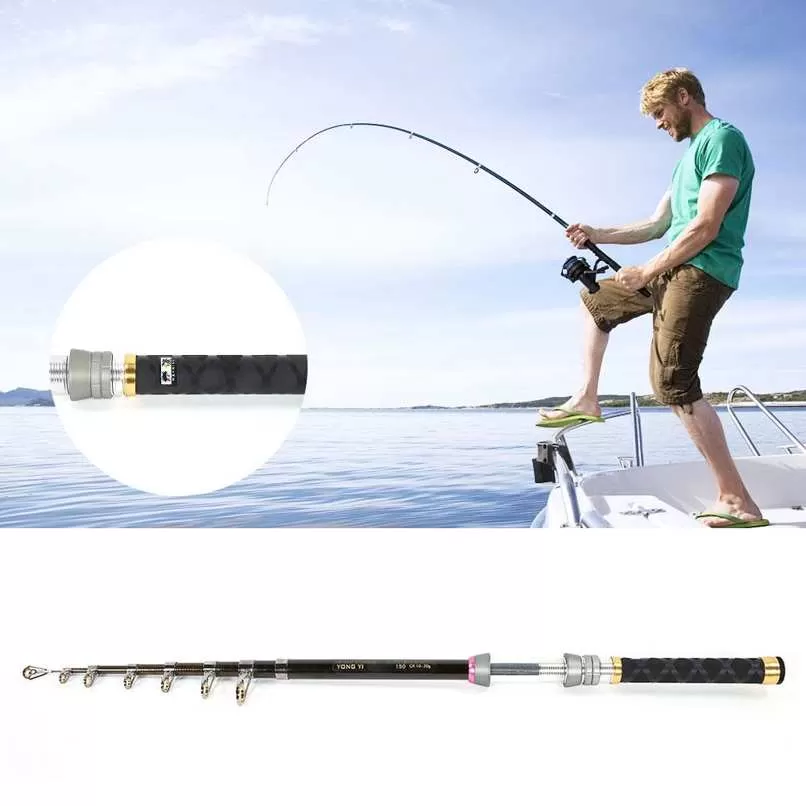 [New Tecno Carbon]  2.4meters Fishing Tackle Outdoor  Mini T - image 3