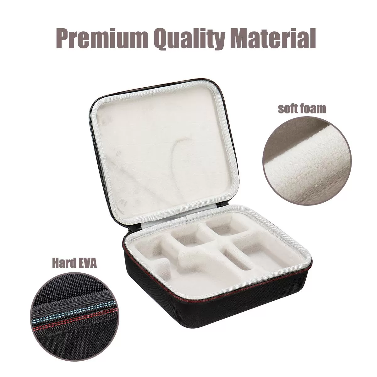 [Only Case] Royal Black Portable Hard EVA Travel Hand Carry - image 3