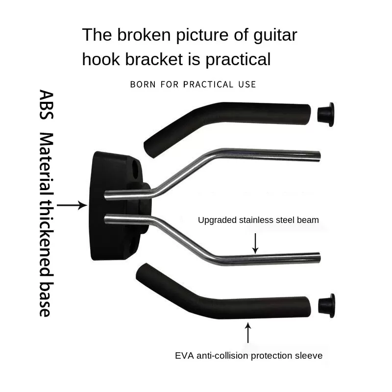 1/3/5Pcs Wall Mount Guitar Hook Short Hook Wall Hook Guitar - image 3
