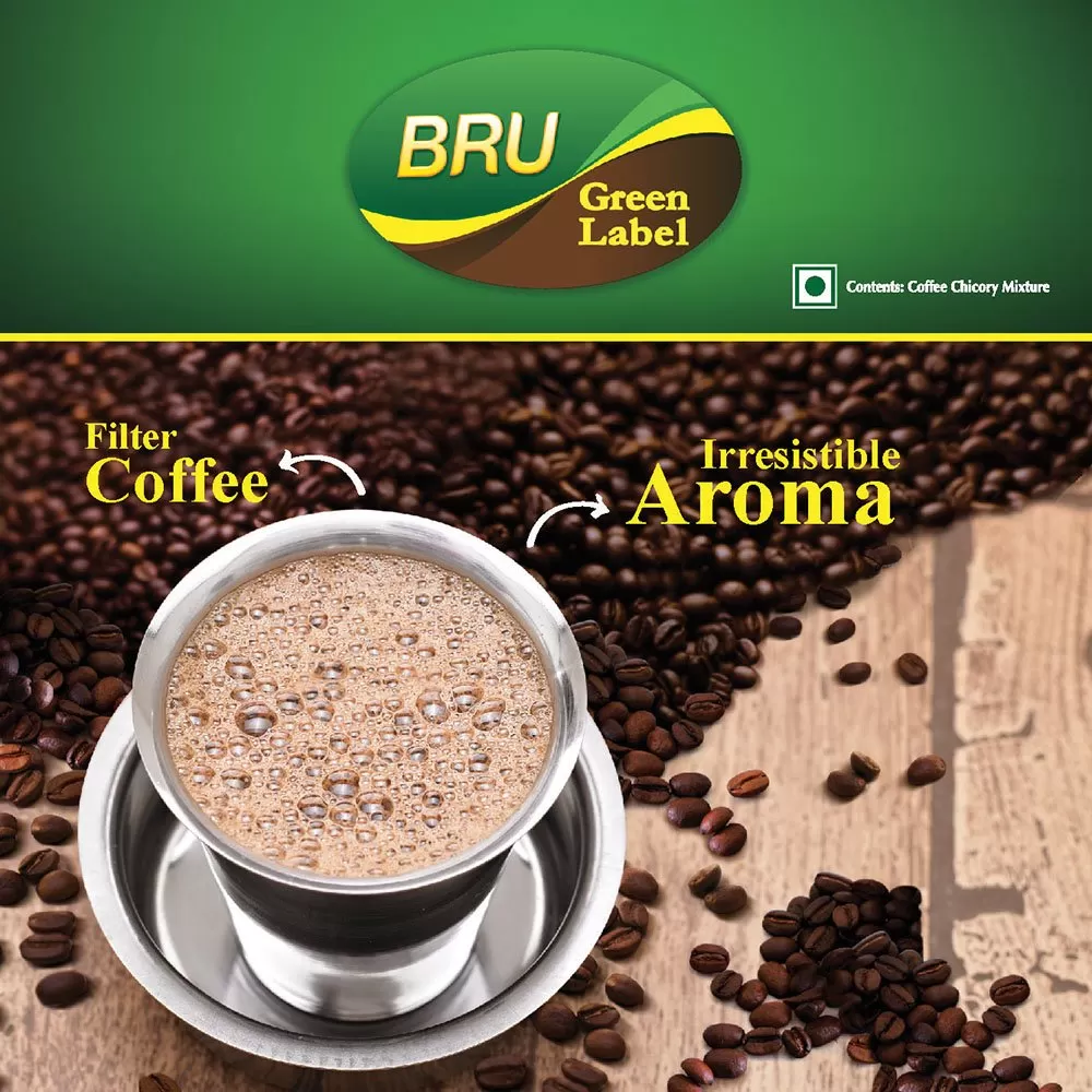 10PCS Bru Instant Coffee Sachet High Quality Indian Taste