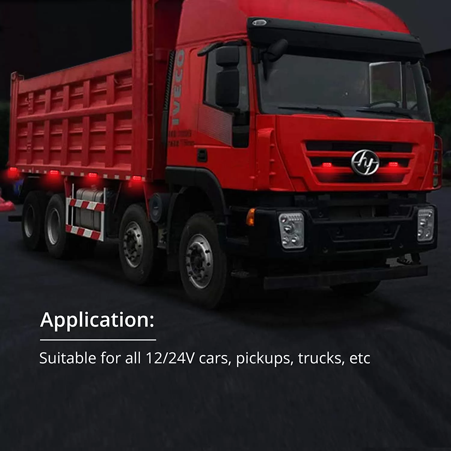 1Pcs 24V 15 LED Rear Side Marker Light Position Lamp Truck L - image 3