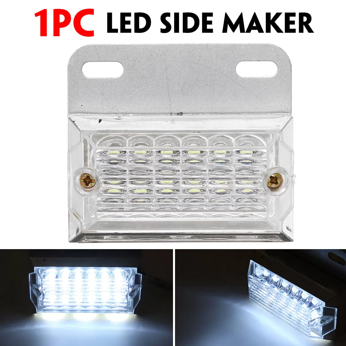 1Pcs 24V 15 LED Rear Side Marker Light Position Lamp Truck L - image 4
