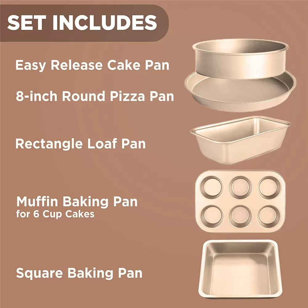 1Pcs 8"- 9" Non-Stick Carbon Bake Pan Cake Mold  Cake Tin Ro - image 2