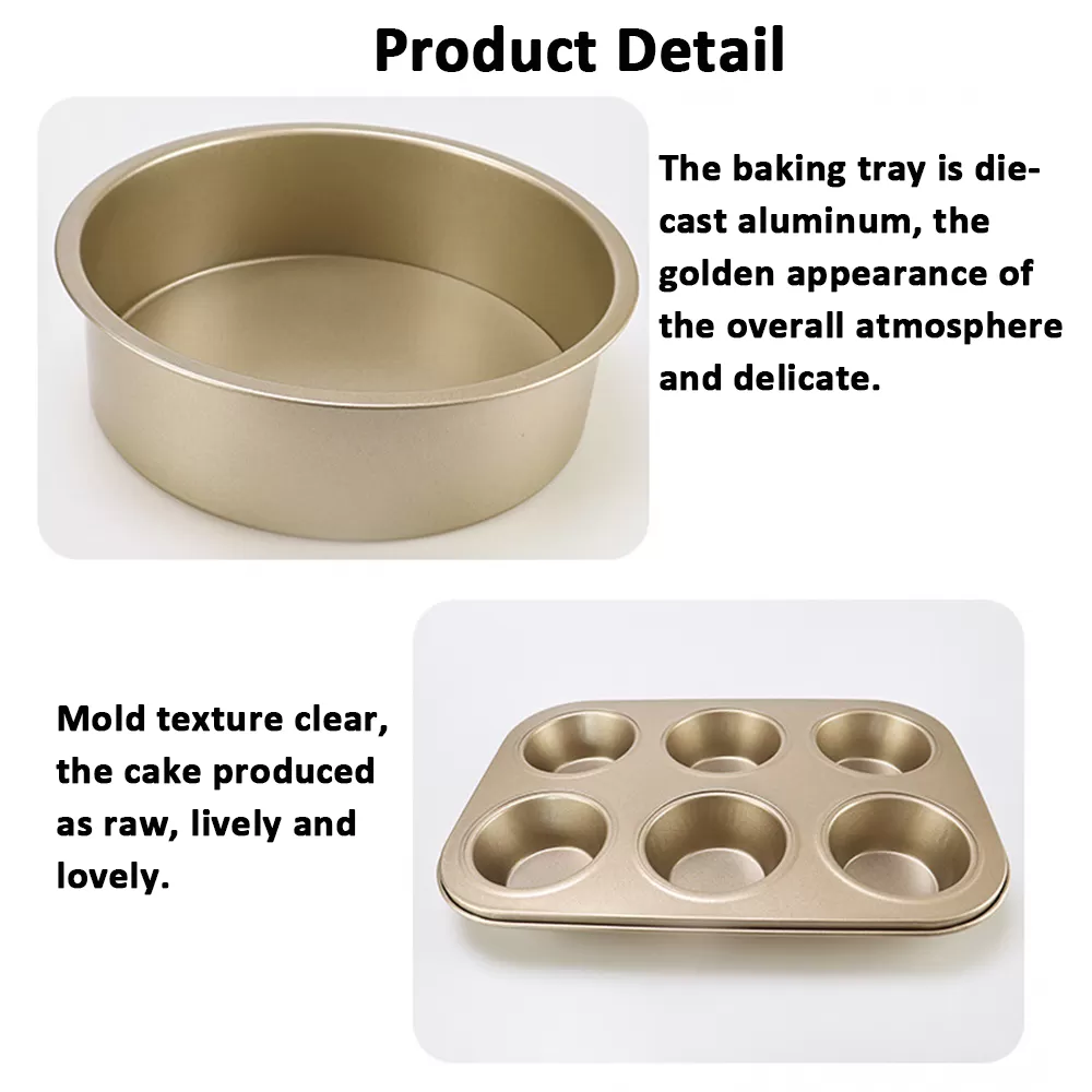 1Pcs 8"- 9" Non-Stick Carbon Bake Pan Cake Mold  Cake Tin Ro - image 4