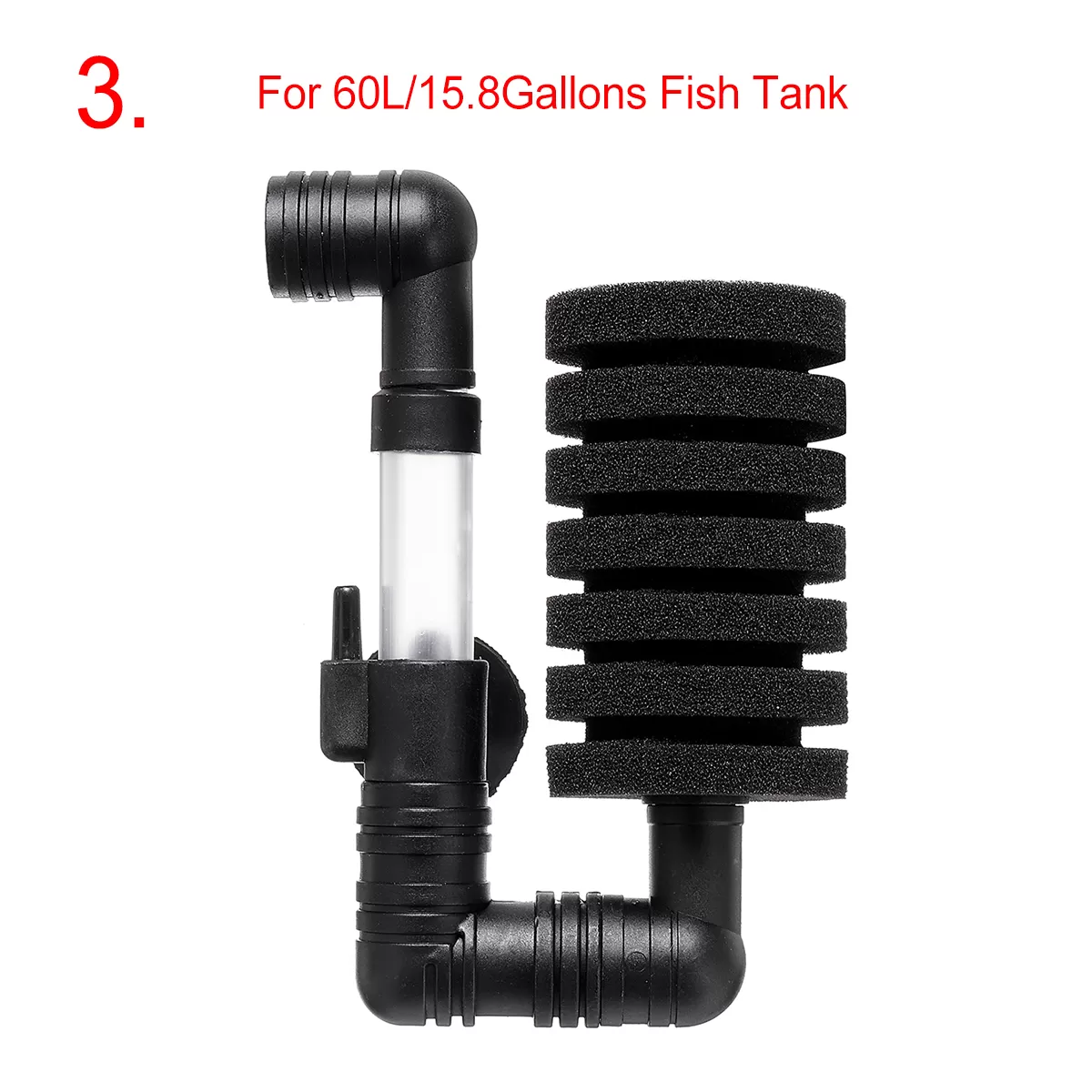 1Pcs Air Pump Bio Sponge Filter Aquarium Fish Tank Waste Sub - image 3