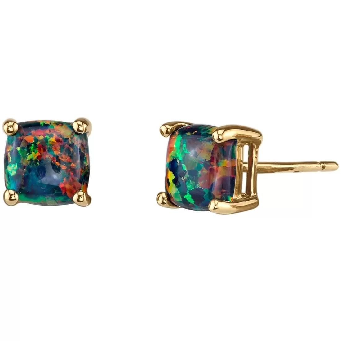 1Pcs Colorful Womens Stud Earrings White Gold Plated Dazzli