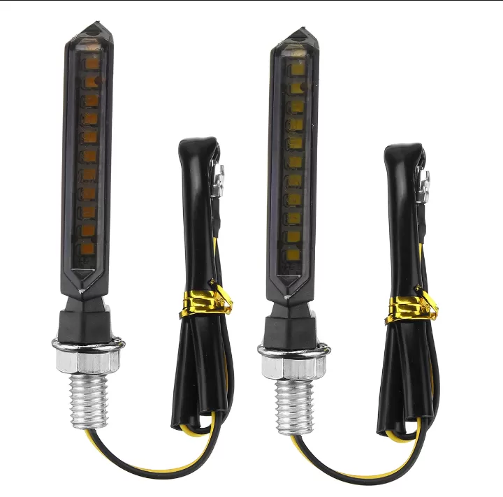 1PCS Motorcycle LED Turn Signal Lamp Sequential Flowing Indi - image 3
